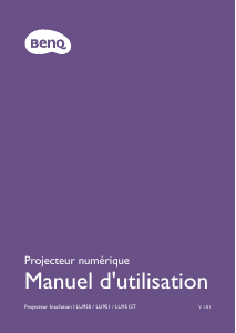 Mode d’emploi BenQ LU951ST Projecteur
