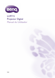 Manual BenQ LU9715 Projetor