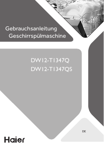 Bedienungsanleitung Haier DW12-T1347QS Geschirrspüler
