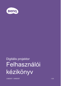 Használati útmutató BenQ LW820ST Vetítő