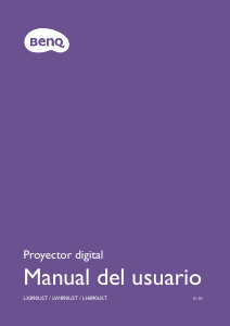 Manual de uso BenQ LW890UST Proyector