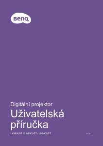 Manuál BenQ LW890UST Projektor