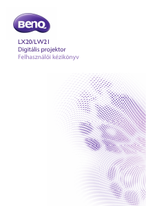 Használati útmutató BenQ LX20 Vetítő