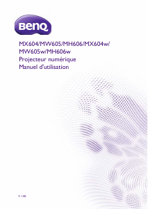 Mode d’emploi BenQ MH606 Projecteur
