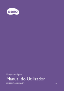 Manual BenQ MH856UST Projetor
