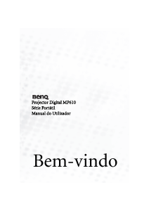 Manual BenQ MP610 Projetor