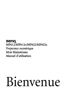 Mode d’emploi BenQ MP622C Projecteur