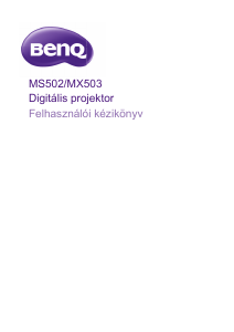 Használati útmutató BenQ MS502 Vetítő