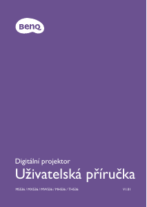 Manuál BenQ MS536 Projektor