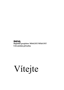 Manuál BenQ MS612ST Projektor