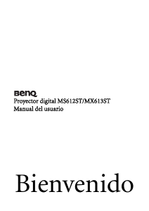 Manual de uso BenQ MS612ST Proyector