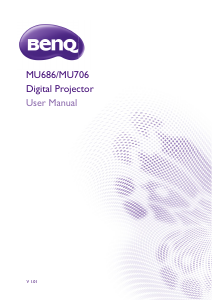 Handleiding BenQ MU706 Beamer