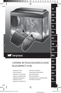 Bedienungsanleitung Ferplast Cayman 40 Plus Aquarium filter