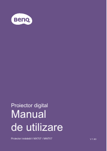 Manual BenQ MW707 Proiector