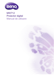 Manual BenQ MW712 Proiector