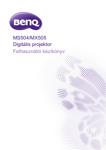 Használati útmutató BenQ MX505 Vetítő