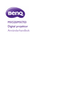 Bruksanvisning BenQ MX520 Projektor