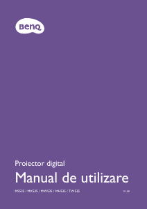 Manual BenQ MX535 Proiector