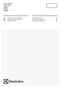 Manual de uso Electrolux KBV4X Sellador de vacío