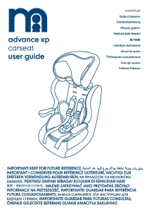 Manual Mothercare Advance XP Car Seat