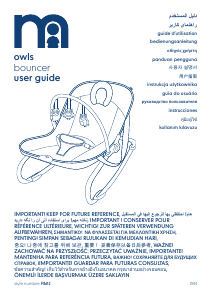 사용 설명서 Mothercare Owls 바운서