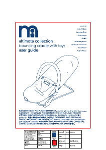 Руководство Mothercare Ultimate Collection Шезлонг для новорожденных