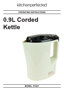 Handleiding Kitchen Perfected E1201 Waterkoker