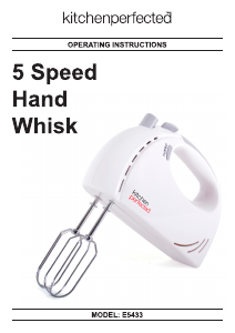 Manual Kitchen Perfected E5433 Hand Mixer