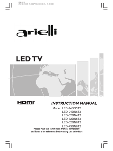 Handleiding Arielli LED24DN6T2 LED televisie