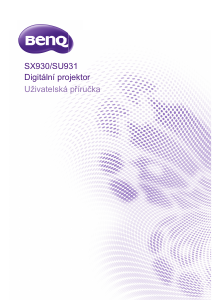 Manuál BenQ SX930 Projektor