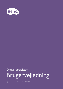 Brugsanvisning BenQ TH585 Projektor