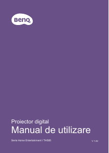 Manual BenQ TH585 Proiector
