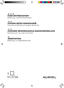 Manuale Auriol H13726 Stazione meteorologica