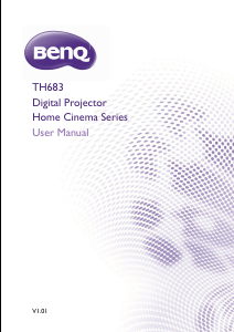 Handleiding BenQ TH683 Beamer