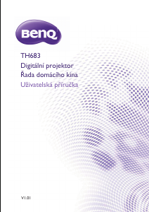 Manuál BenQ TH683 Projektor