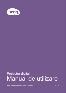 Manual BenQ TK800M Proiector