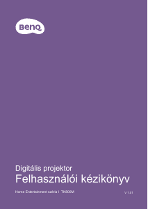 Használati útmutató BenQ TK800M Vetítő