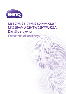 Használati útmutató BenQ TW529 Vetítő