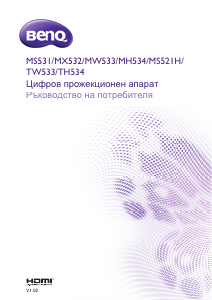 Наръчник BenQ TW533 Проектор