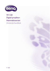 Bruksanvisning BenQ W1120 Projektor
