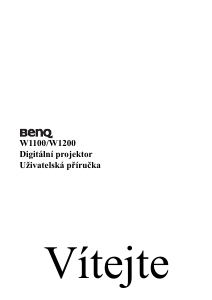 Manuál BenQ W1200 Projektor