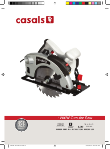 Handleiding Casals CS184L Cirkelzaag