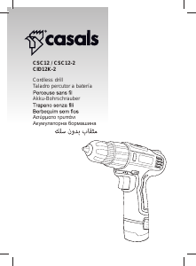 Manuale Casals CSC12-2 Trapano avvitatore
