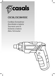 Manual Casals CSC36K100C Screw Driver