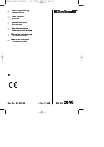 Handleiding Einhell BG-KS 2040 Hakselaar