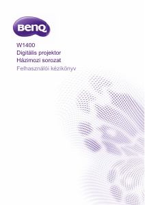 Használati útmutató BenQ W1400 Vetítő