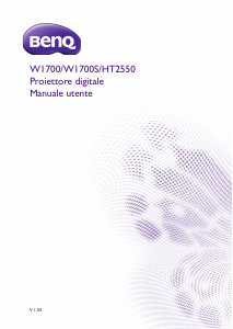 Manuale BenQ W1700 Proiettore