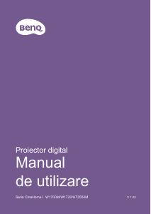 Manual BenQ W1720 Proiector