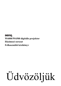 Használati útmutató BenQ W6500 Vetítő
