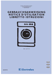 Mode d’emploi Electrolux EW1247W Lave-linge séchant